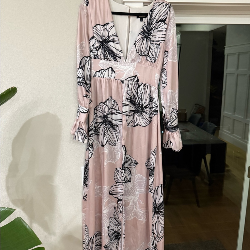 Elegant Floral Maxi Dress